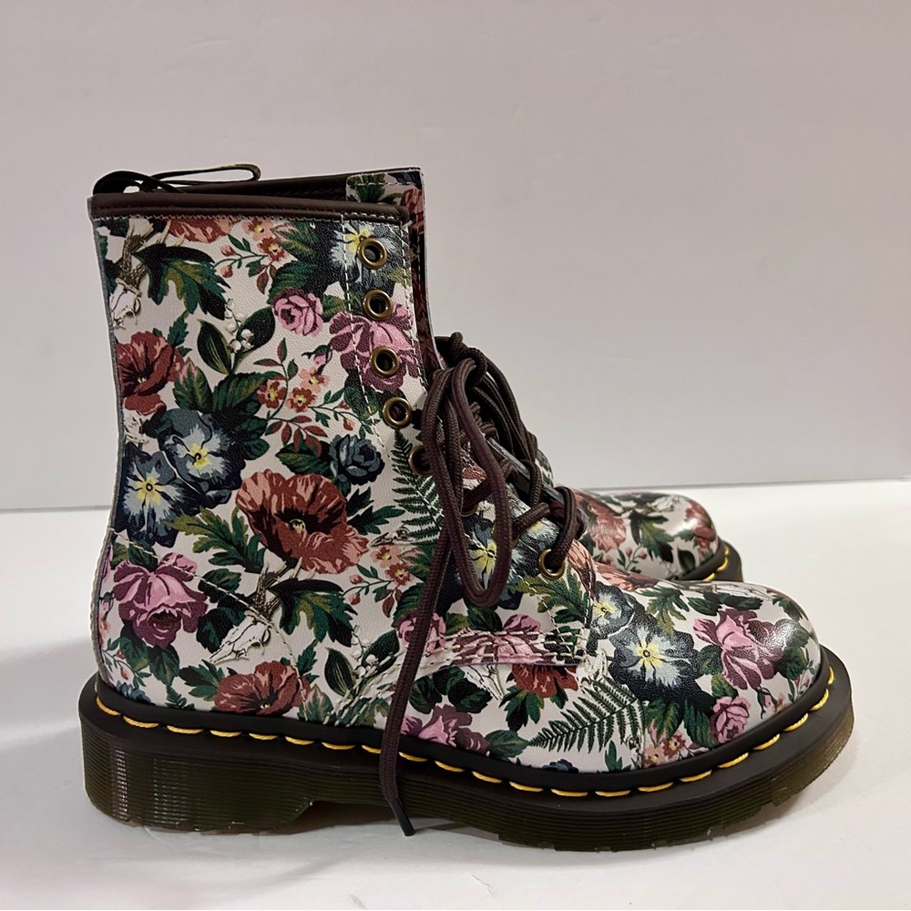 Dr. Martens 1460 Floral Garden Print Ankle Boots